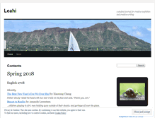 Tablet Screenshot of leahi.wordpress.com