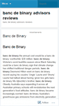 Mobile Screenshot of dating.bancdebinaryadvisorsreviews.wordpress.com