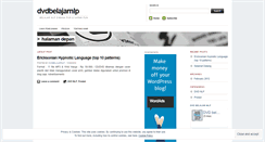 Desktop Screenshot of dvdbelajarnlp.wordpress.com