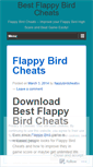 Mobile Screenshot of flappybirdcheatsx.wordpress.com