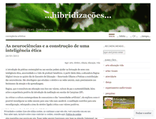 Tablet Screenshot of hibridizacoes.wordpress.com