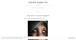 Desktop Screenshot of onlineradiofm.wordpress.com