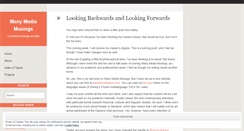 Desktop Screenshot of manymediamusings.wordpress.com