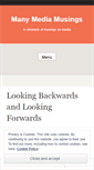 Mobile Screenshot of manymediamusings.wordpress.com