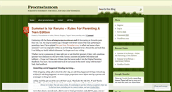 Desktop Screenshot of procrastamom.wordpress.com