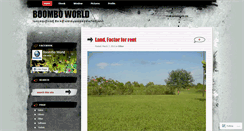 Desktop Screenshot of boombo.wordpress.com