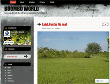 Tablet Screenshot of boombo.wordpress.com