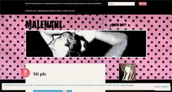 Desktop Screenshot of malenahl.wordpress.com