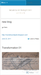 Mobile Screenshot of mariasundqvist.wordpress.com