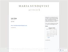 Tablet Screenshot of mariasundqvist.wordpress.com