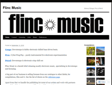 Tablet Screenshot of flincmusic.wordpress.com