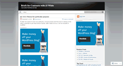 Desktop Screenshot of contractsbriefs.wordpress.com