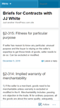 Mobile Screenshot of contractsbriefs.wordpress.com