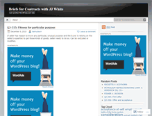 Tablet Screenshot of contractsbriefs.wordpress.com