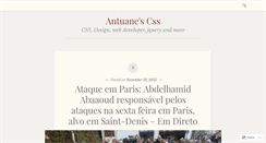 Desktop Screenshot of antuane.wordpress.com