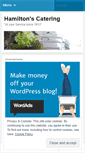 Mobile Screenshot of hamiltonscatering.wordpress.com