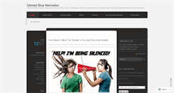 Desktop Screenshot of dentedbluemercedes.wordpress.com