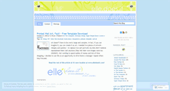 Desktop Screenshot of elledoesit.wordpress.com