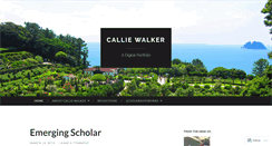 Desktop Screenshot of calliewalker.wordpress.com