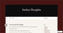 Desktop Screenshot of darkosthoughts.wordpress.com