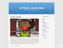 Tablet Screenshot of allgodslonelymen.wordpress.com