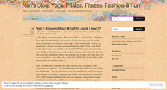 Desktop Screenshot of mindbodyfitnessfusion.wordpress.com