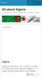 Mobile Screenshot of algeri.wordpress.com