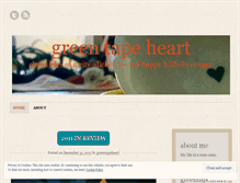Tablet Screenshot of greentapeheart.wordpress.com