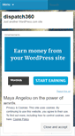 Mobile Screenshot of dispatch360.wordpress.com