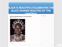Tablet Screenshot of blackskinnedbeauties.wordpress.com