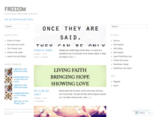 Tablet Screenshot of freedombychoiceblog.wordpress.com