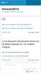 Mobile Screenshot of fonoum2012.wordpress.com