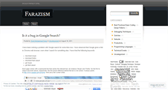 Desktop Screenshot of farazism.wordpress.com