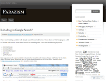 Tablet Screenshot of farazism.wordpress.com