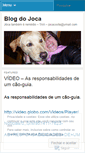 Mobile Screenshot of blogdojoca.wordpress.com