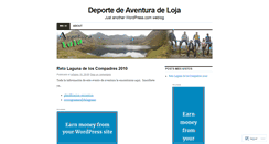 Desktop Screenshot of deporteaventura.wordpress.com