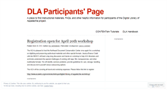 Desktop Screenshot of dlaparticipants.wordpress.com