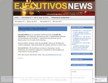 Tablet Screenshot of escueladeejecutivos.wordpress.com