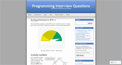 Desktop Screenshot of crackinterviewtoday.wordpress.com