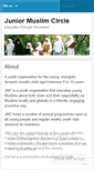 Mobile Screenshot of juniormuslimcircle.wordpress.com