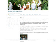 Tablet Screenshot of juniormuslimcircle.wordpress.com