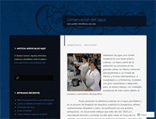 Tablet Screenshot of conservaciondelagua.wordpress.com