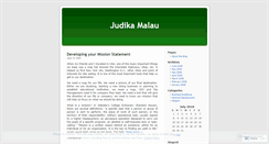 Desktop Screenshot of judikamalau.wordpress.com
