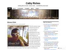 Tablet Screenshot of cathyriches.wordpress.com