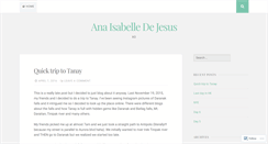 Desktop Screenshot of anaadejesus.wordpress.com