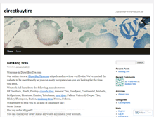 Tablet Screenshot of directbuytire.wordpress.com