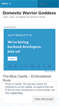 Mobile Screenshot of domesticwarriorgoddess.wordpress.com