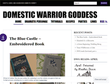 Tablet Screenshot of domesticwarriorgoddess.wordpress.com