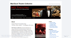 Desktop Screenshot of mdtheatre.wordpress.com