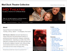 Tablet Screenshot of mdtheatre.wordpress.com